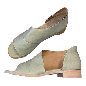 Mi.iM Harley Open Toe Side Cut Out Slip On Bootie